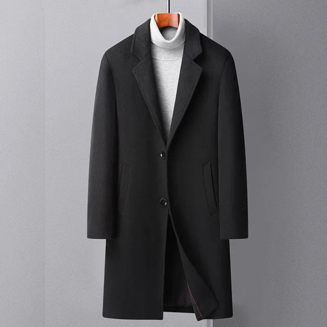 Hugh Classic Wool Trench Coat