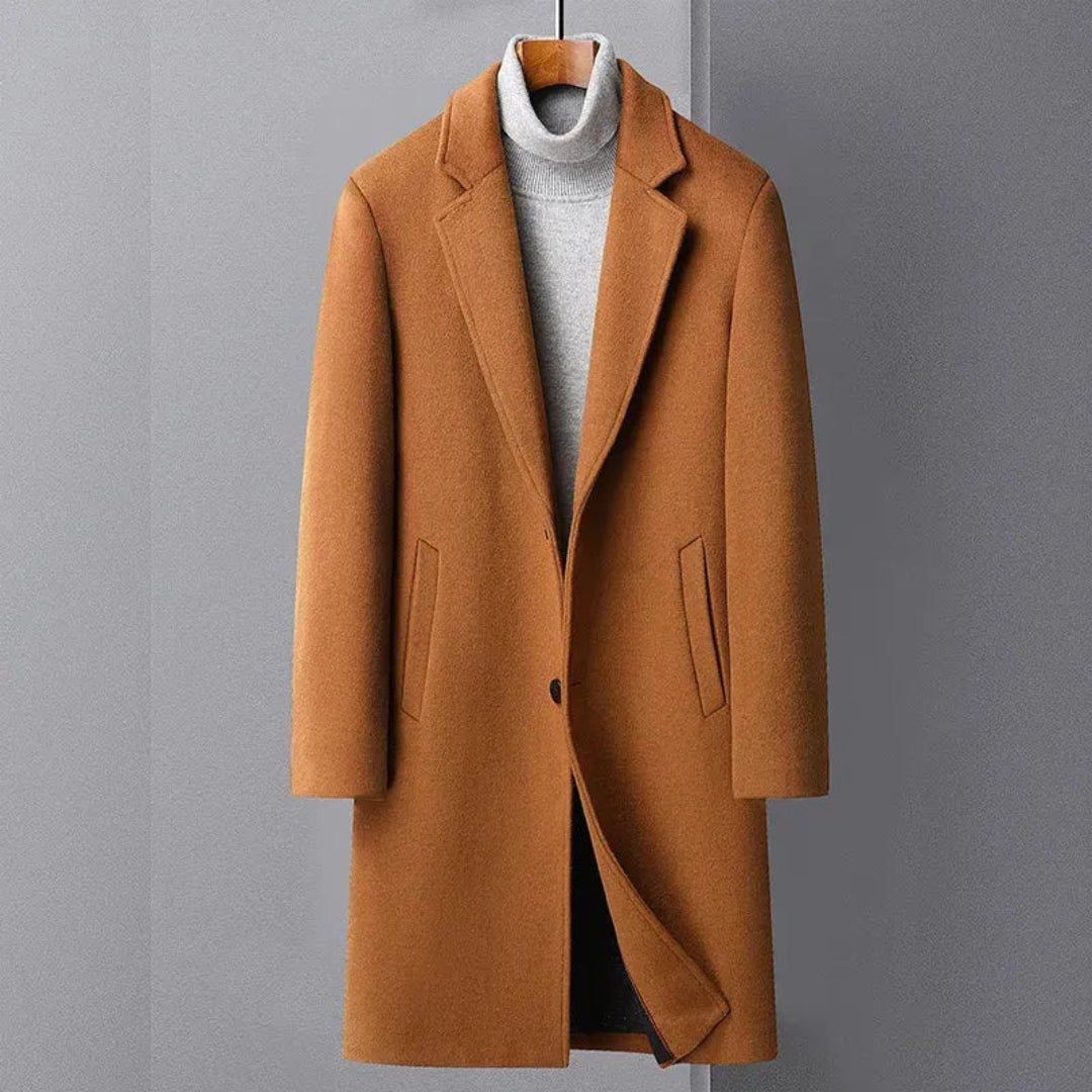 Hugh Classic Wool Trench Coat