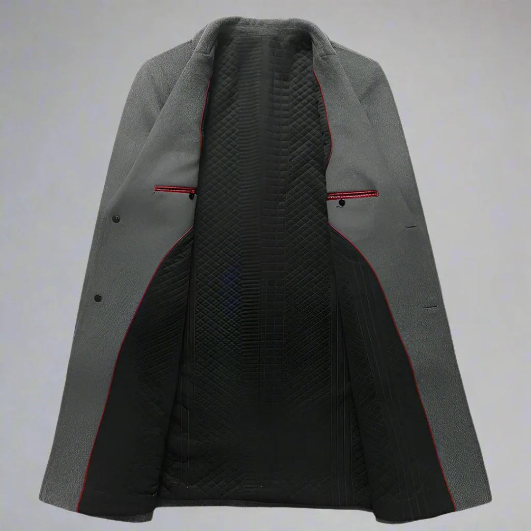 Hugh Classic Wool Trench Coat