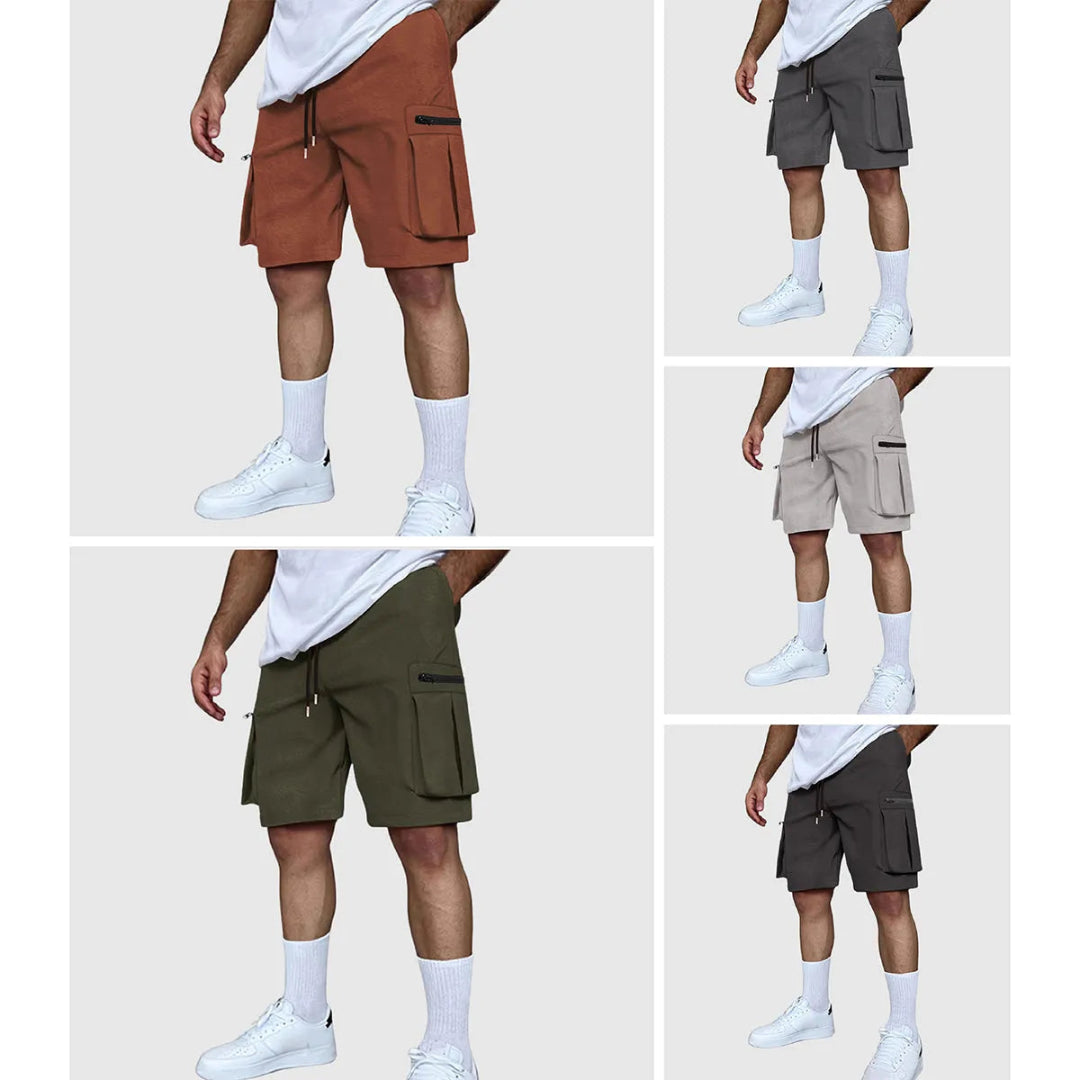 Jaguar Multi-Pocket Cargo Shorts