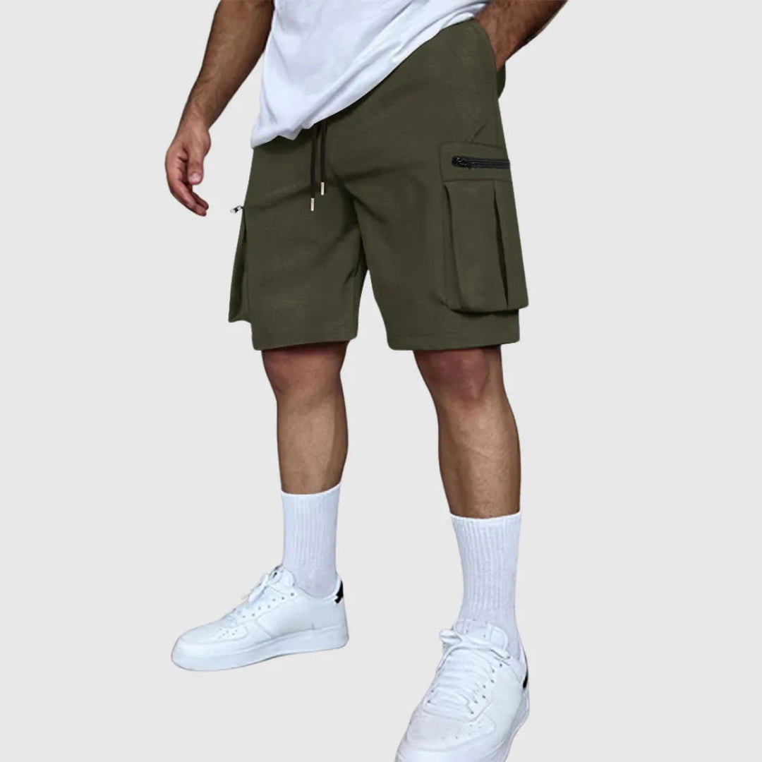Jaguar Multi-Pocket Cargo Shorts