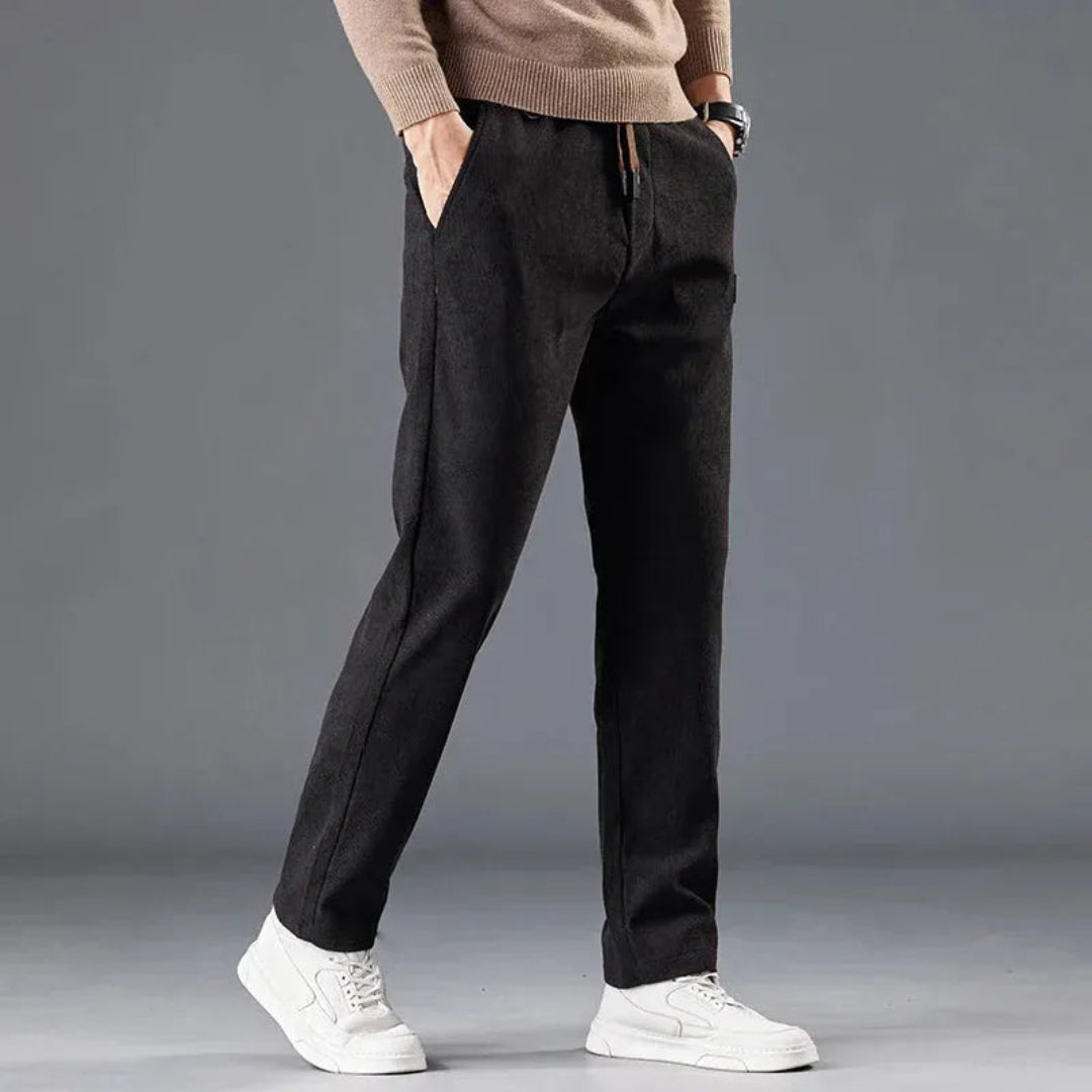 Jarred Slim Fit Corduroy Drawstring Pants