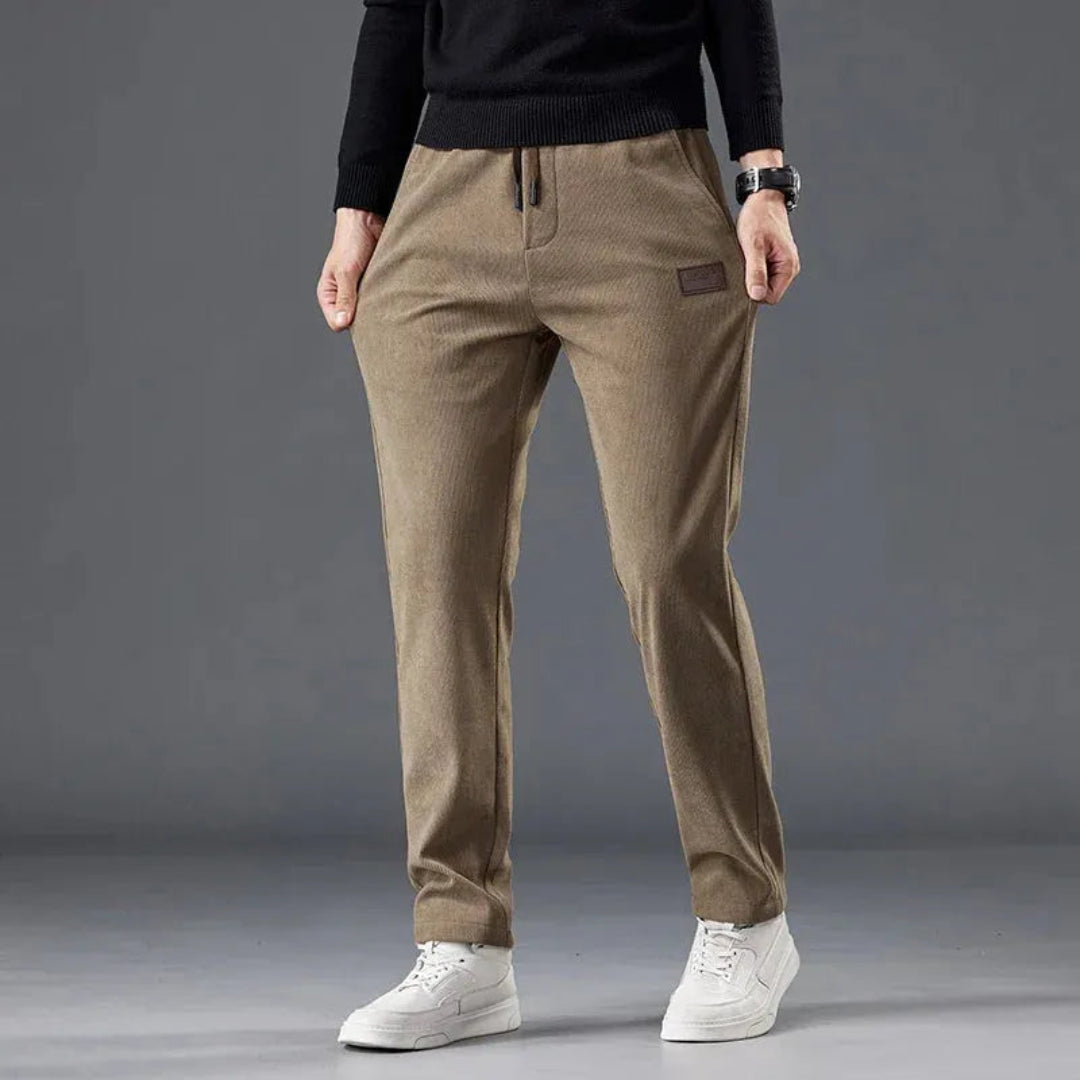 Jarred Slim Fit Corduroy Drawstring Pants