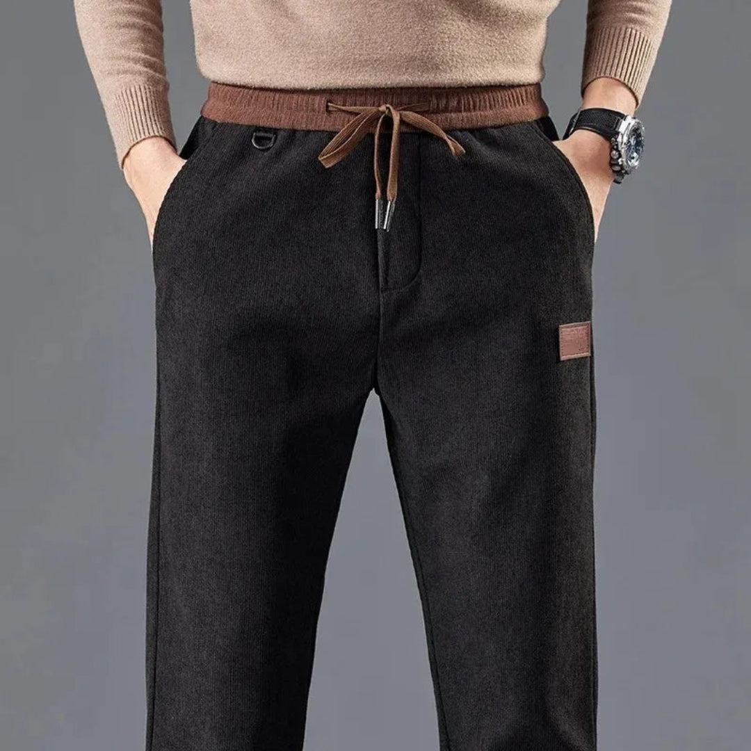 Jarred Slim Fit Corduroy Drawstring Pants