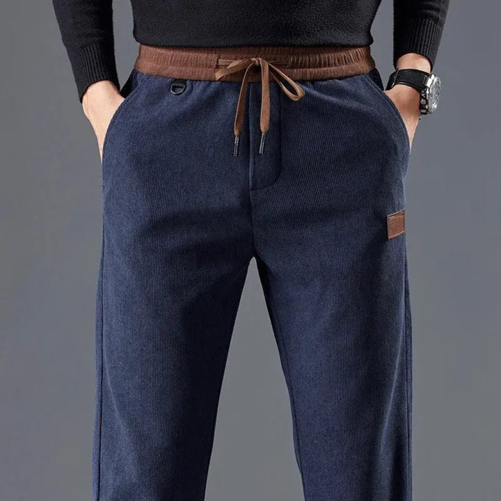 Jarred Slim Fit Corduroy Drawstring Pants