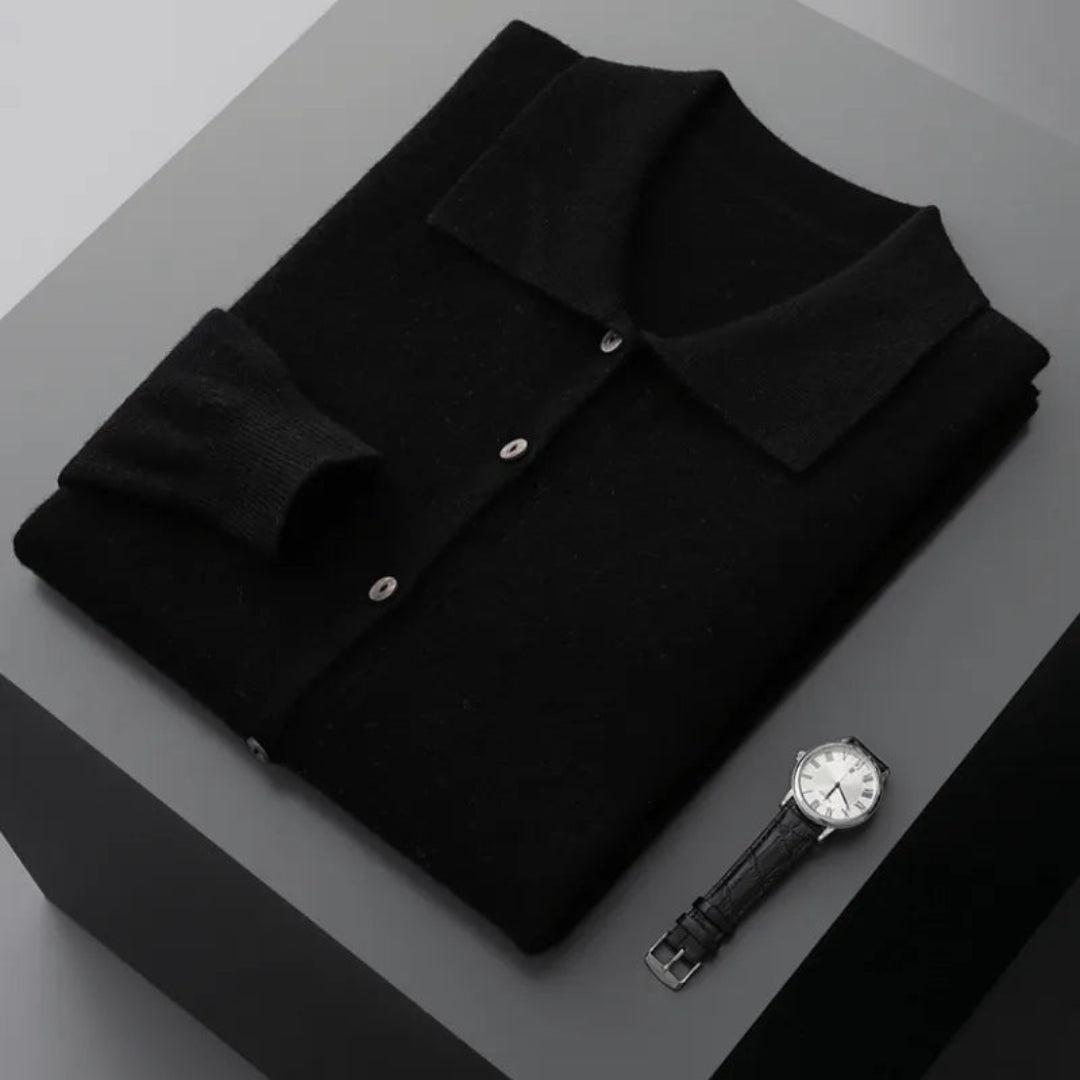 Jason Wool Button-Up Cardigan