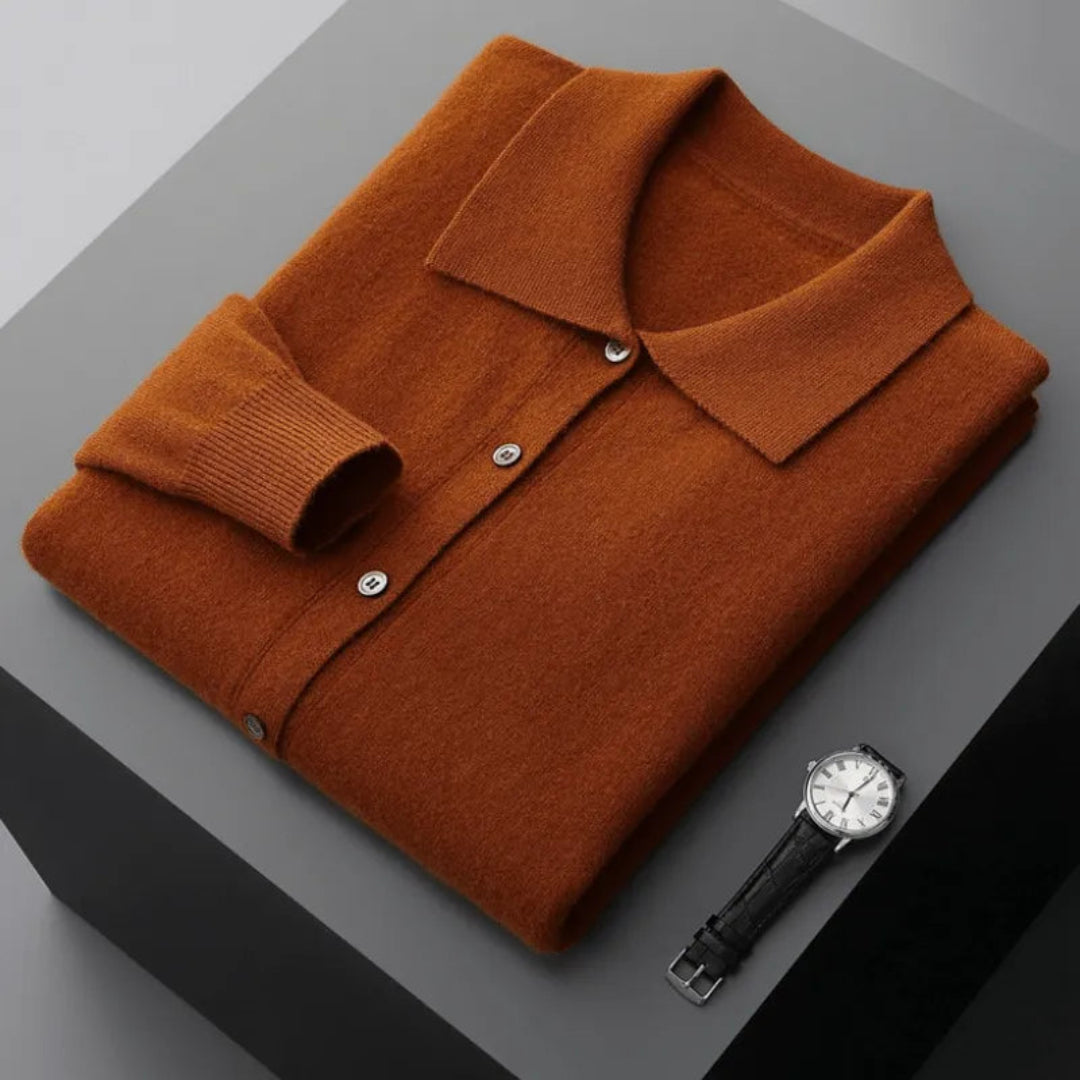 Jason Wool Button-Up Cardigan