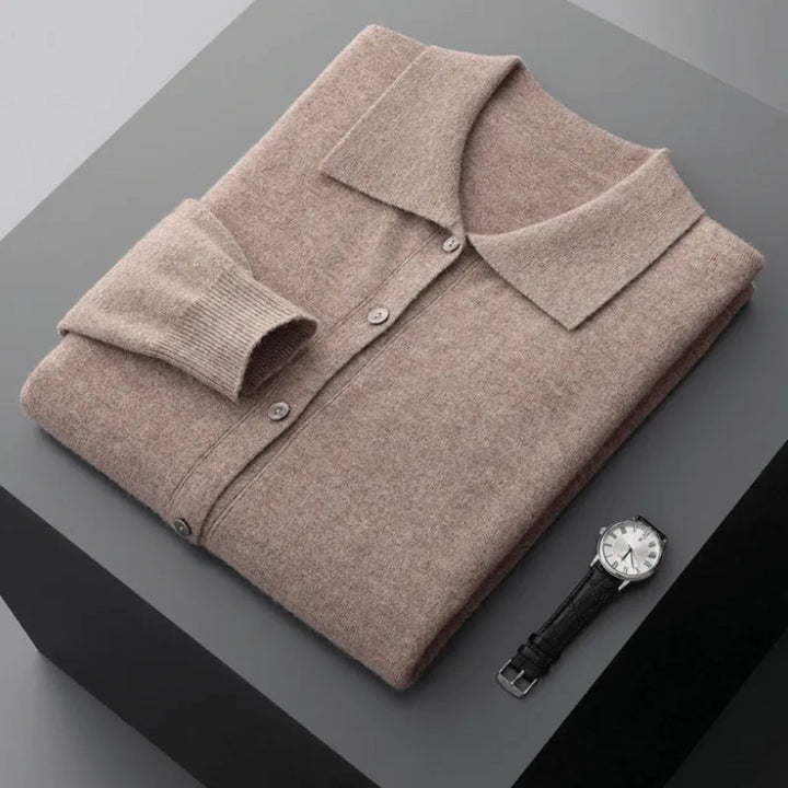 Jason Wool Button-Up Cardigan