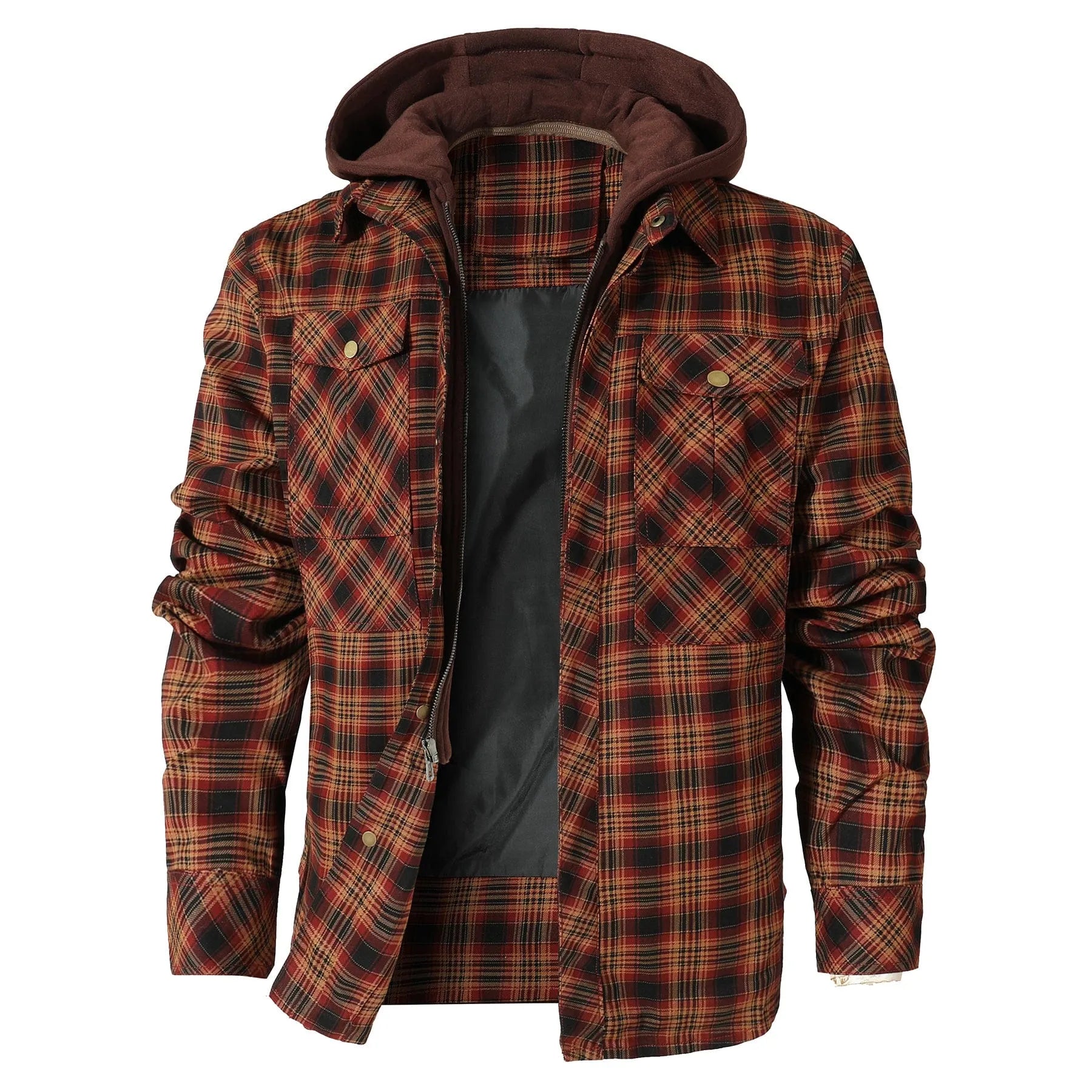 Jay Hooded Flannel Jacket