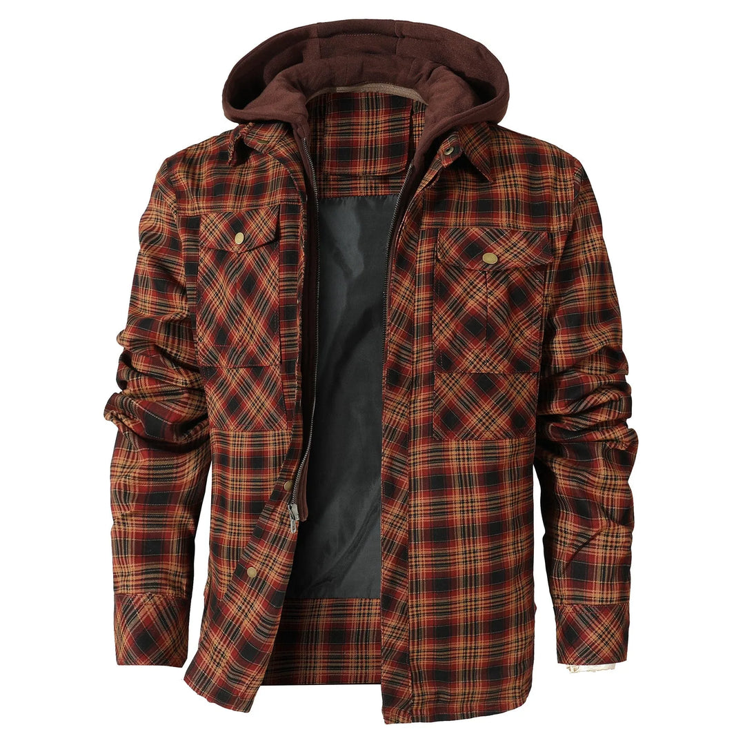 Jay Hooded Flannel Jacket
