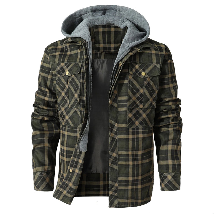 Jay Hooded Flannel Jacket