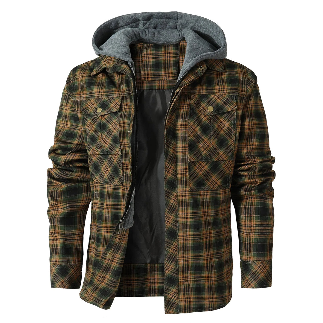 Jay Hooded Flannel Jacket
