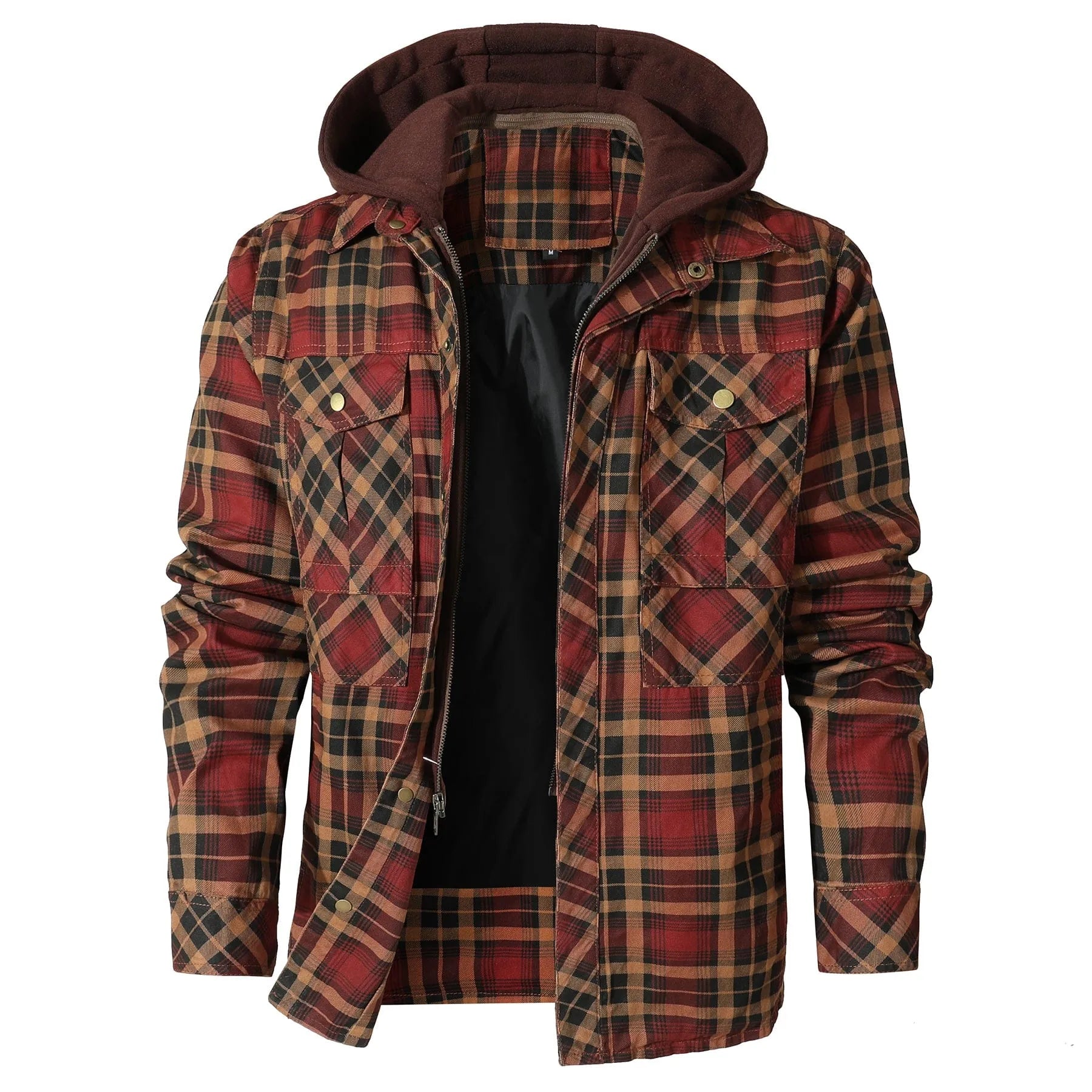 Jay Hooded Flannel Jacket