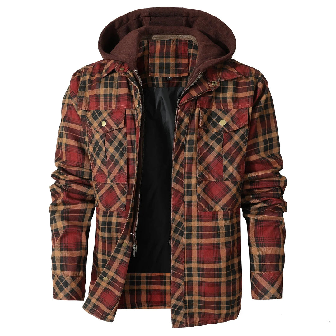 Jay Hooded Flannel Jacket