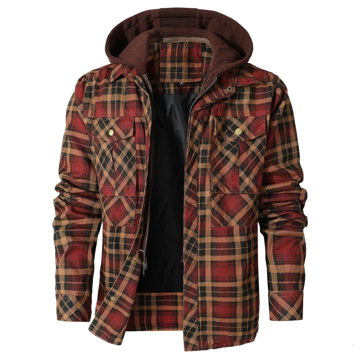 Jay Hooded Flannel Jacket