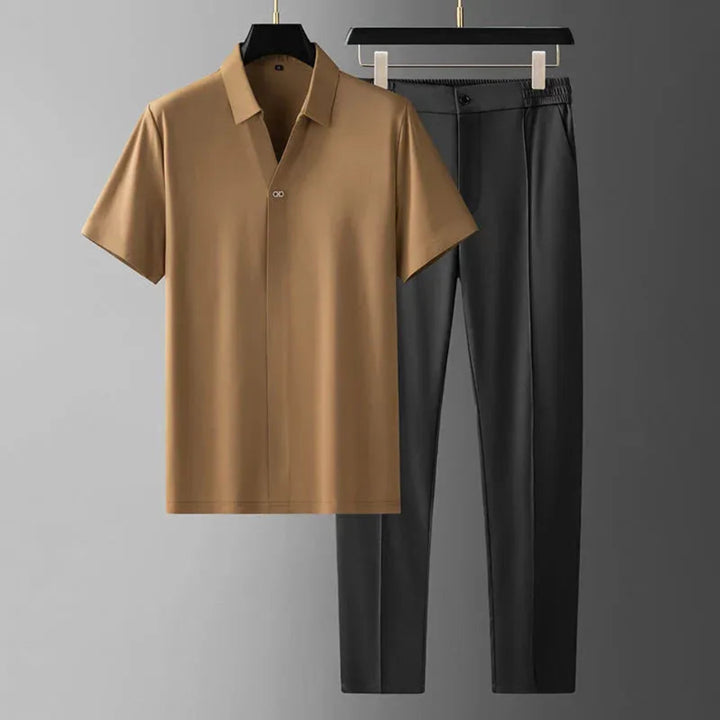 Jeremy 2-Piece Polo and Trousers Set