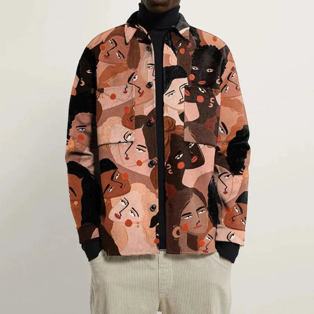 Jim Creative Printed Jacket