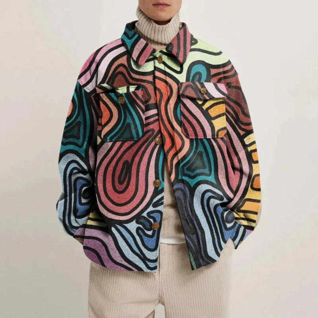 Jim Creative Printed Jacket