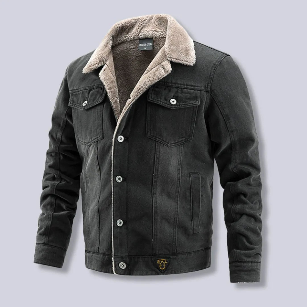 Jim Sherpa-Lined Denim Jacket