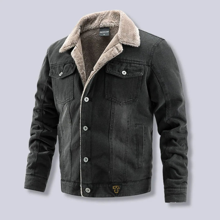 Jim Sherpa-Lined Denim Jacket