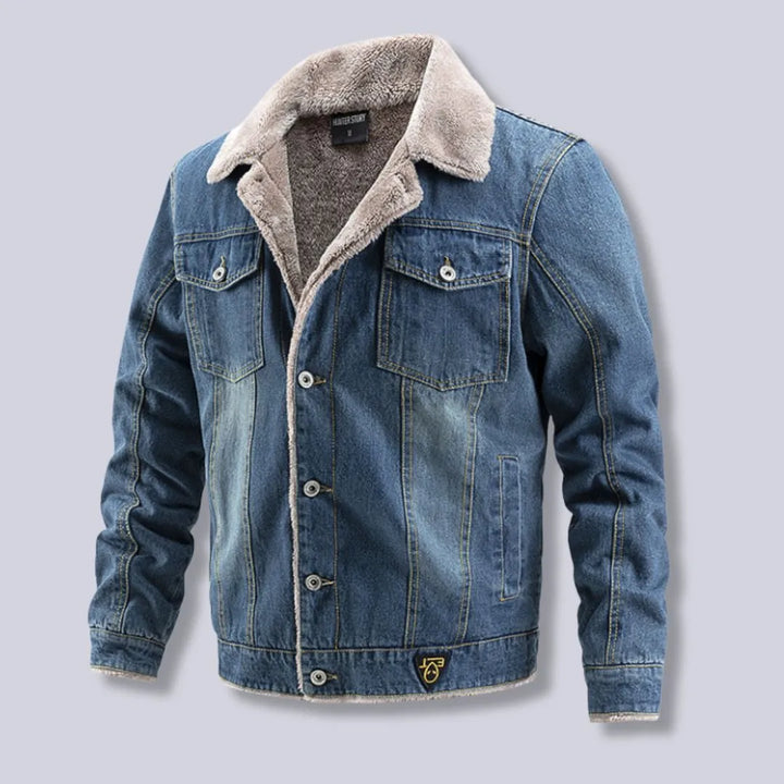 Jim Sherpa-Lined Denim Jacket