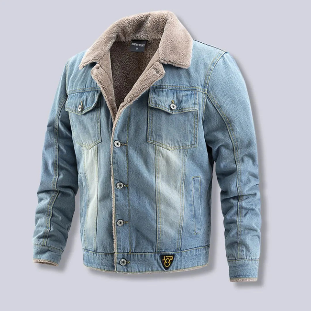 Jim Sherpa-Lined Denim Jacket
