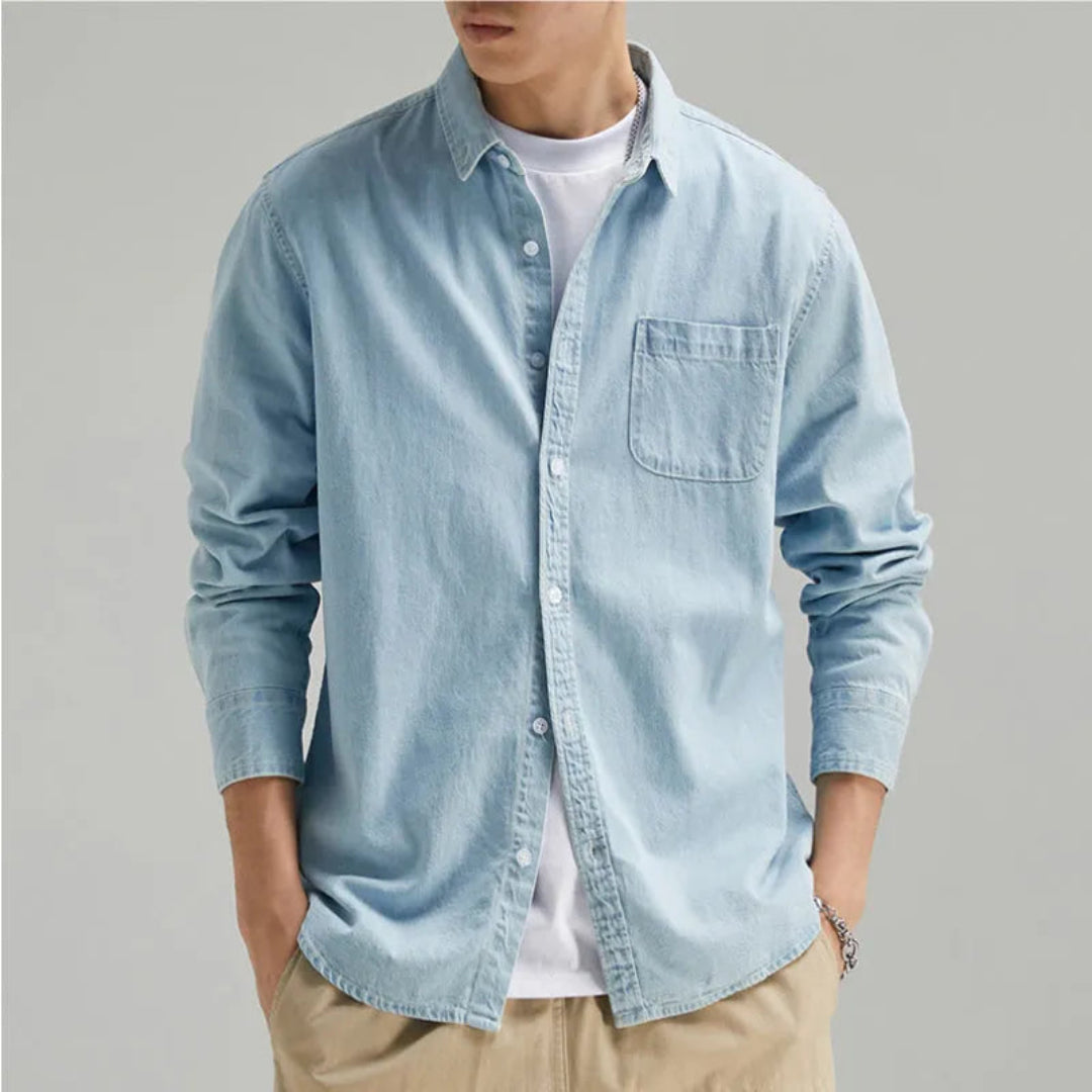 Josh Classic Cotton Denim Shirt