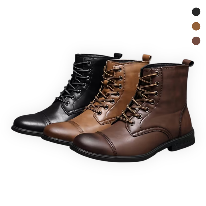 LS | Baron Classic Leather Combat Boots