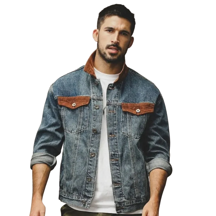 LS | Bernard Vintage Denim Jacket Lion Style