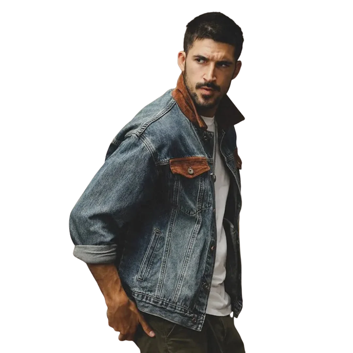 LS | Bernard Vintage Denim Jacket Lion Style