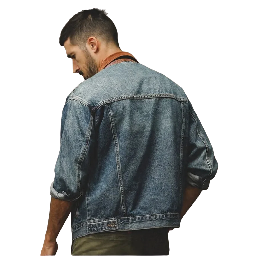 LS | Bernard Vintage Denim Jacket Lion Style