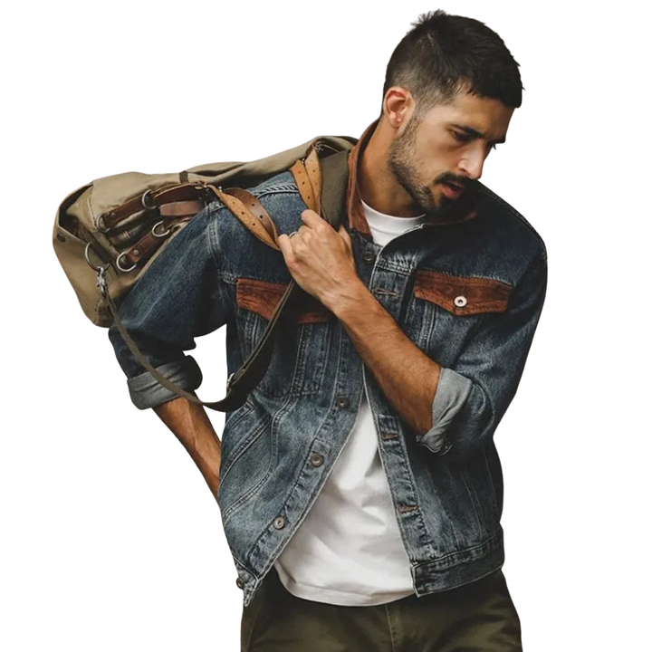 LS | Bernard Vintage Denim Jacket Lion Style