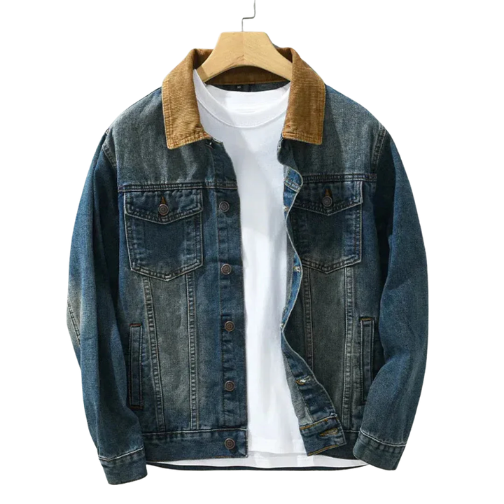 LS | Chris Patchwork Denim Jacket Lion Style