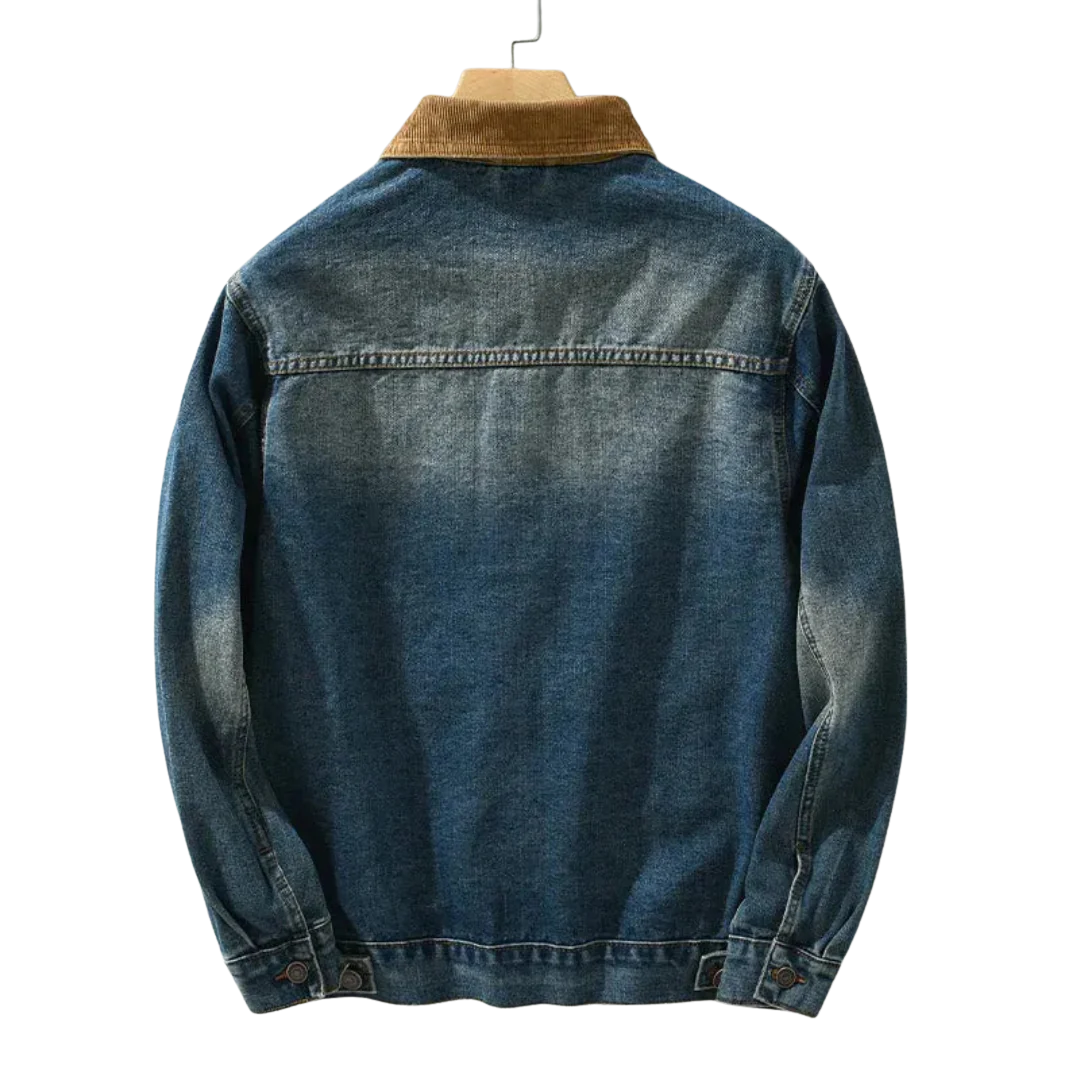 LS | Chris Patchwork Denim Jacket Lion Style