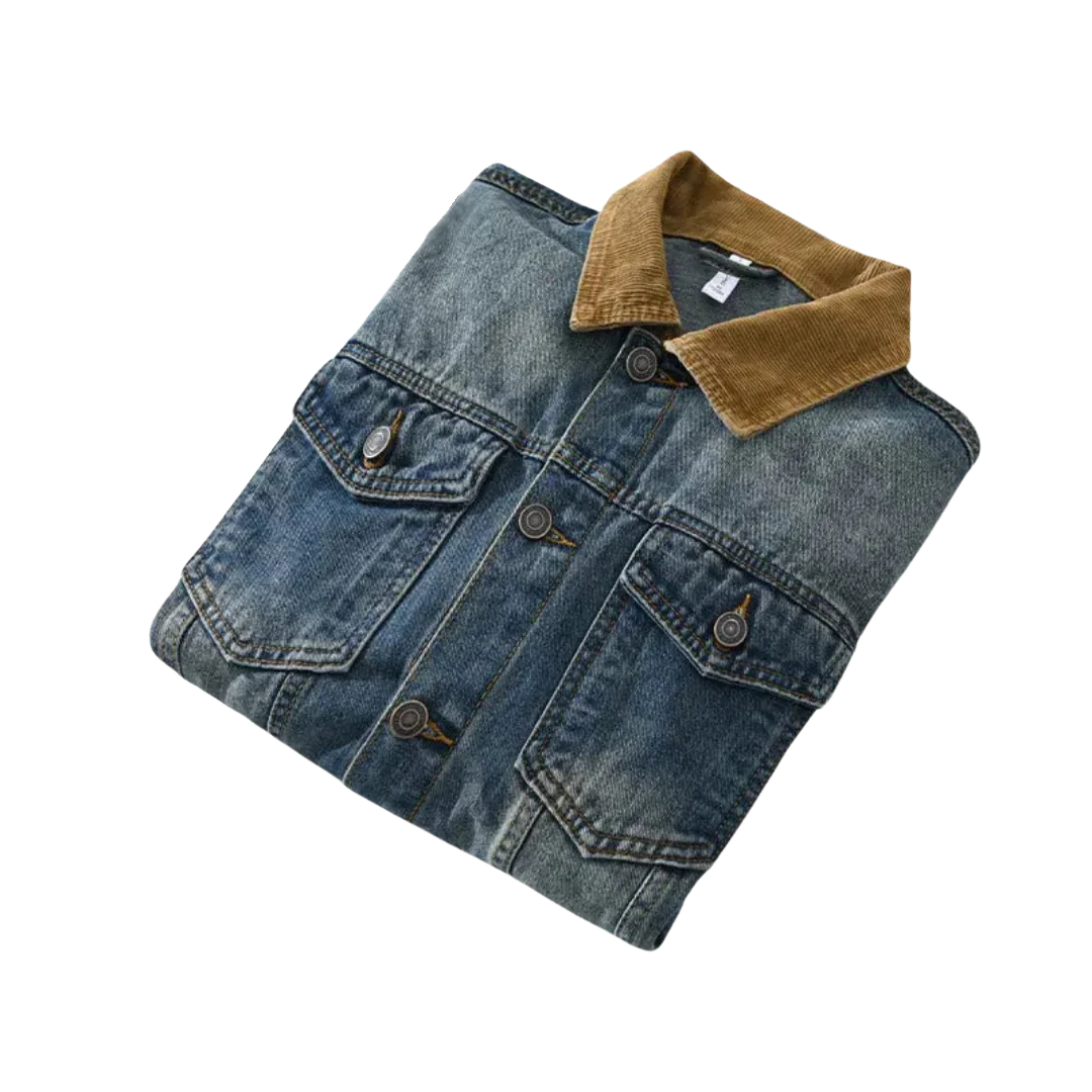 LS | Chris Patchwork Denim Jacket Lion Style