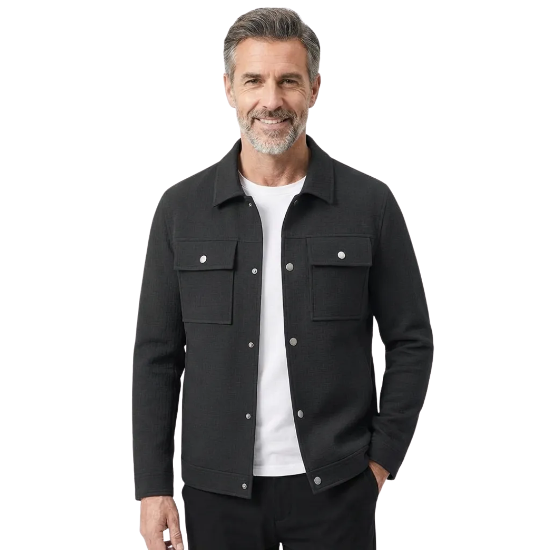 LS | Elliot Men's Vintage Textured Knit Jacket