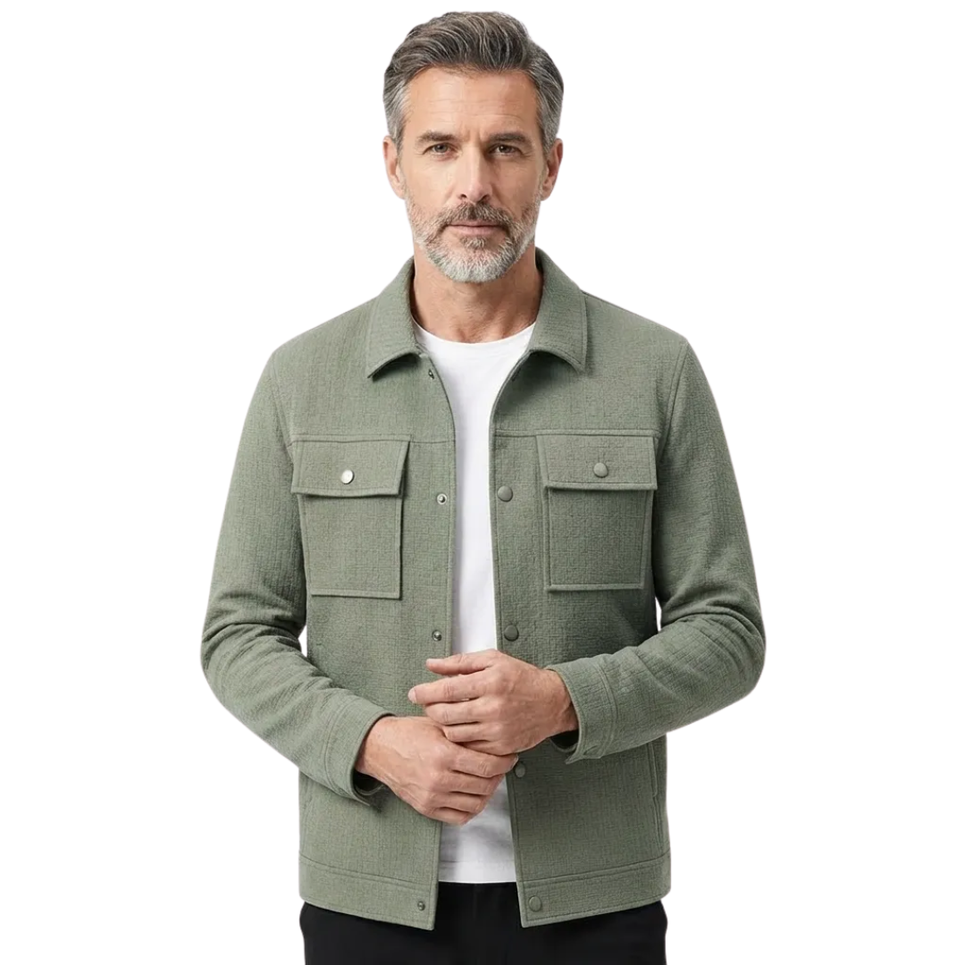 LS | Elliot Men's Vintage Textured Knit Jacket