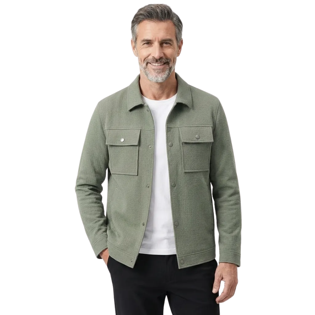 LS | Elliot Men's Vintage Textured Knit Jacket