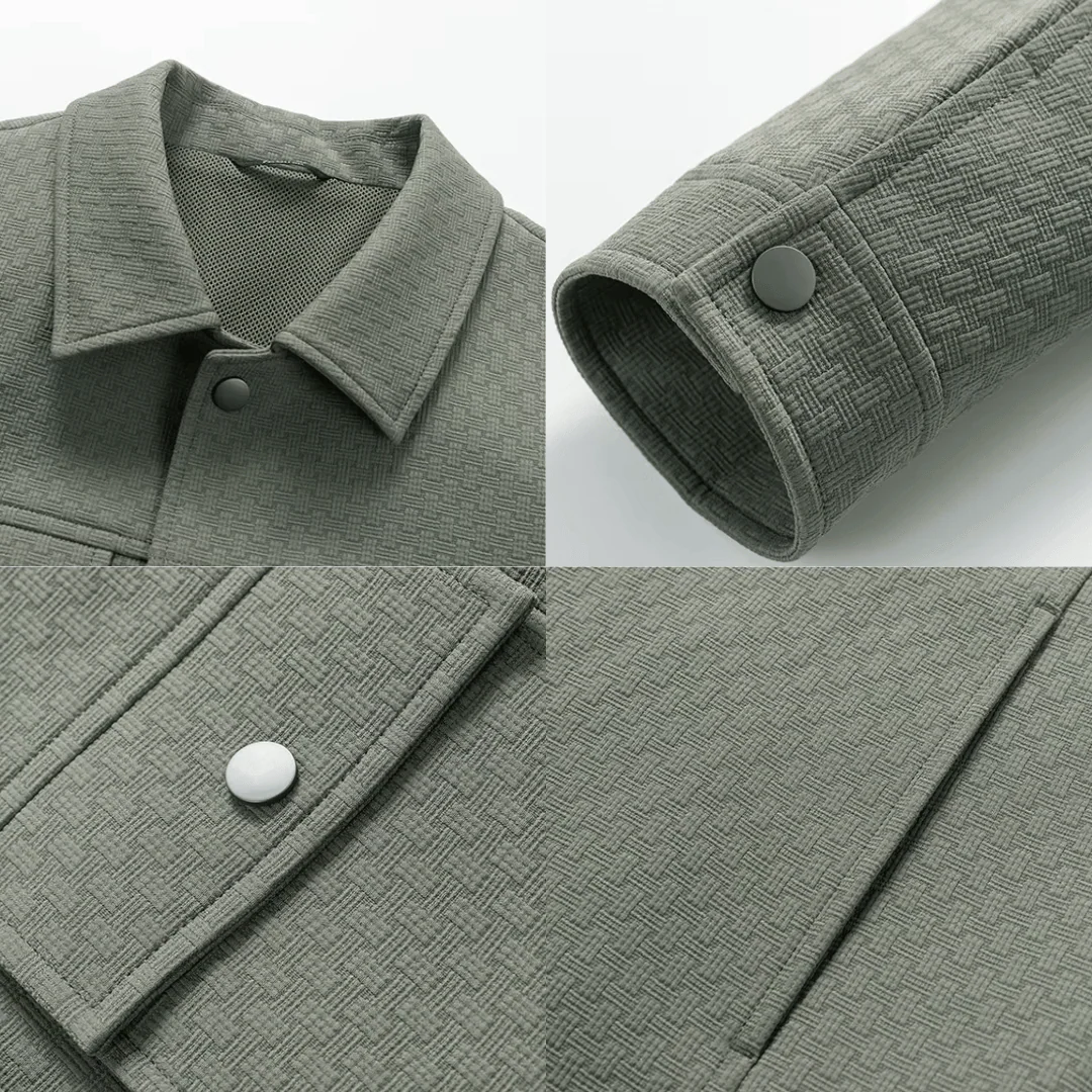 LS | Elliot Men's Vintage Textured Knit Jacket