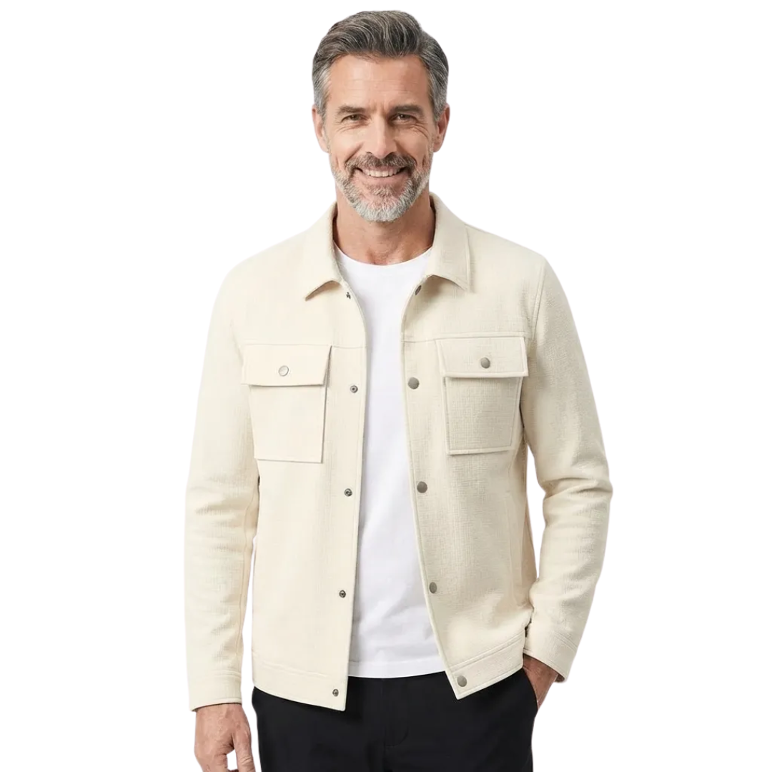 LS | Elliot Men's Vintage Textured Knit Jacket