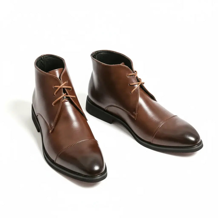 LS | Emiliano Prestige Leather Boots Lion Style