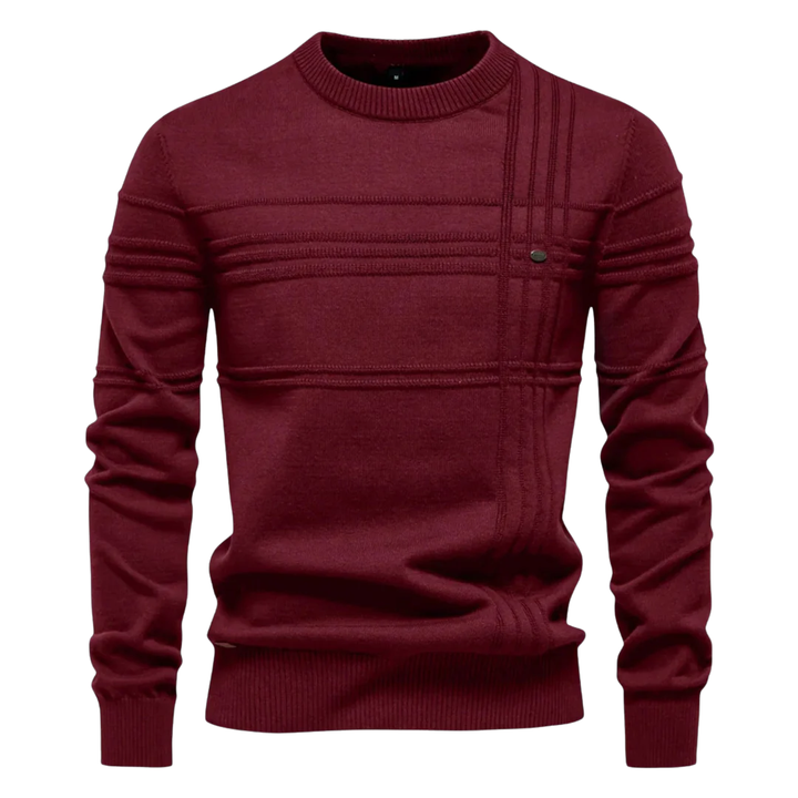 LS | Evan Linear Ribbed Sweater Lion Style