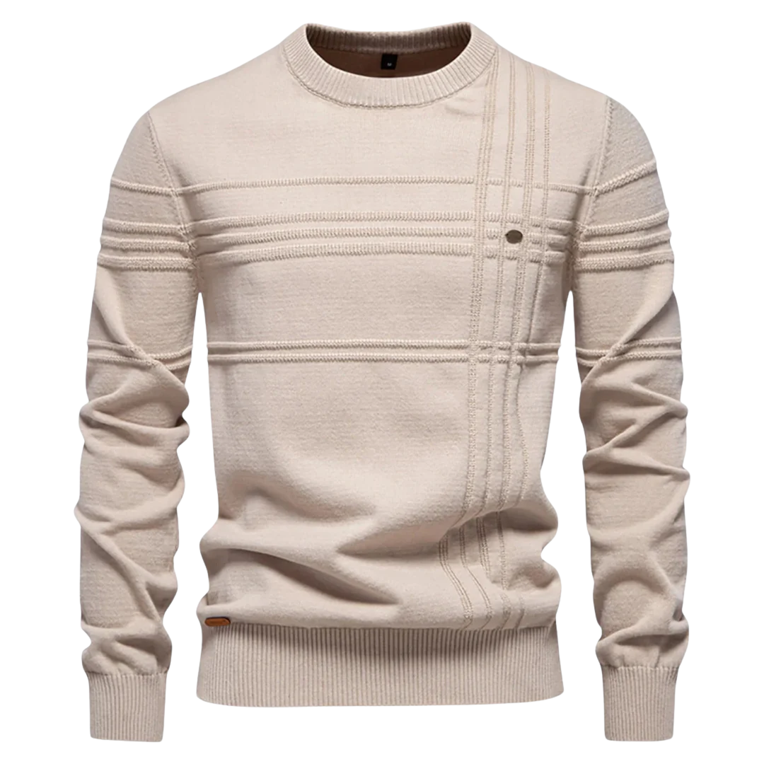 LS | Evan Linear Ribbed Sweater Lion Style