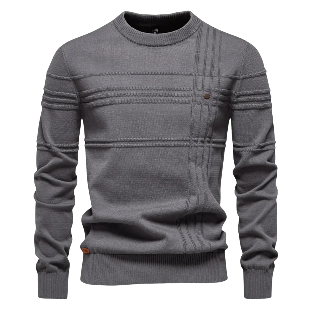 LS | Evan Linear Ribbed Sweater Lion Style