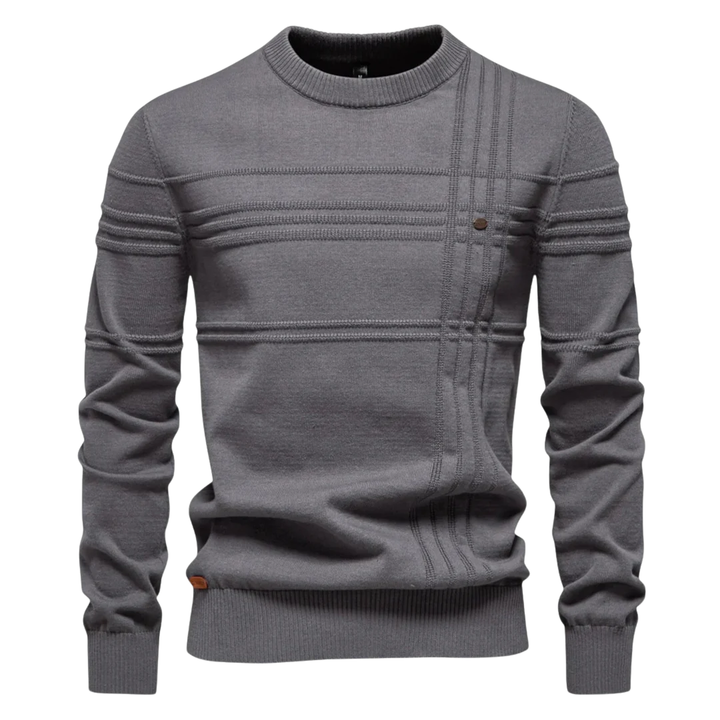 LS | Evan Linear Ribbed Sweater Lion Style