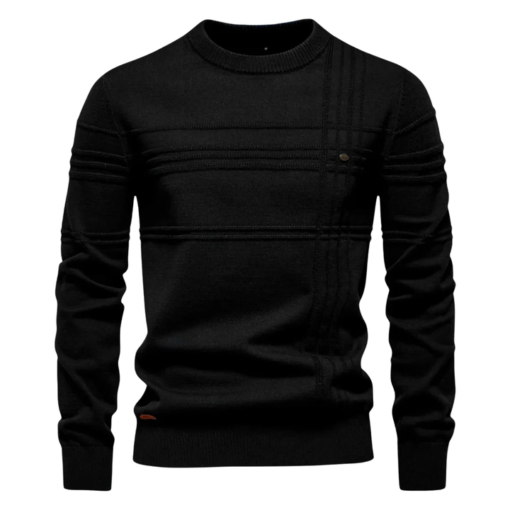 LS | Evan Linear Ribbed Sweater Lion Style