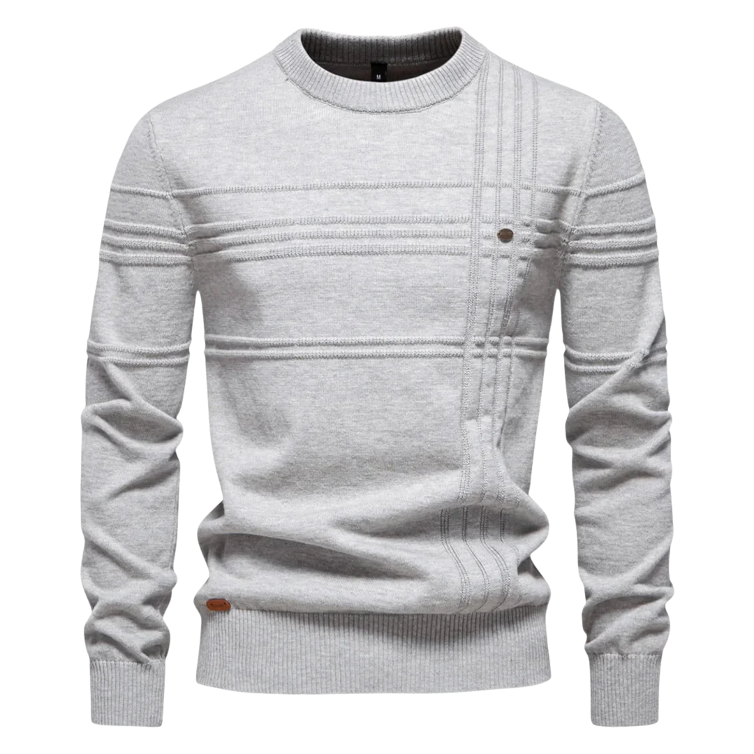 LS | Evan Linear Ribbed Sweater Lion Style