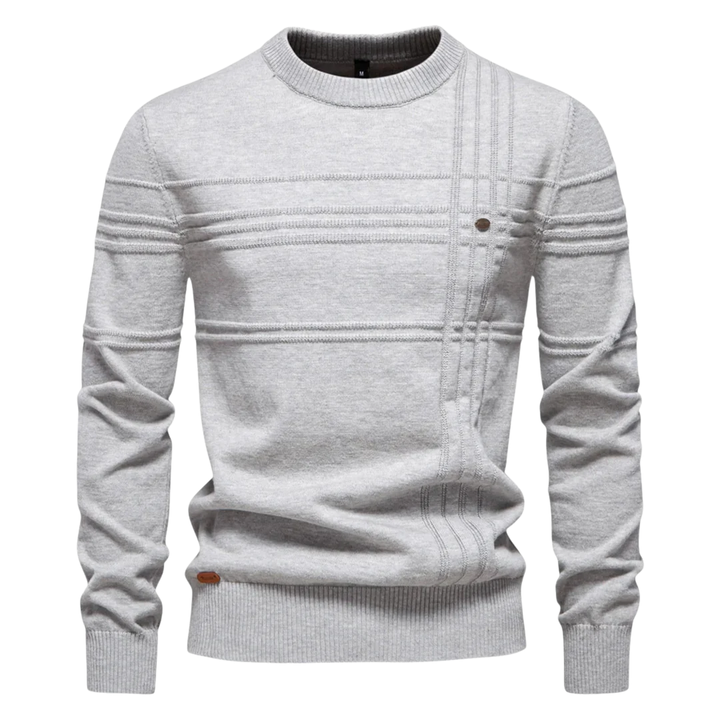 LS | Evan Linear Ribbed Sweater Lion Style