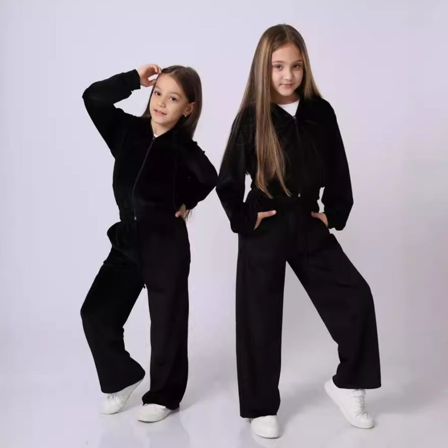 LS | Girls Casual Lounge Set Lion Style