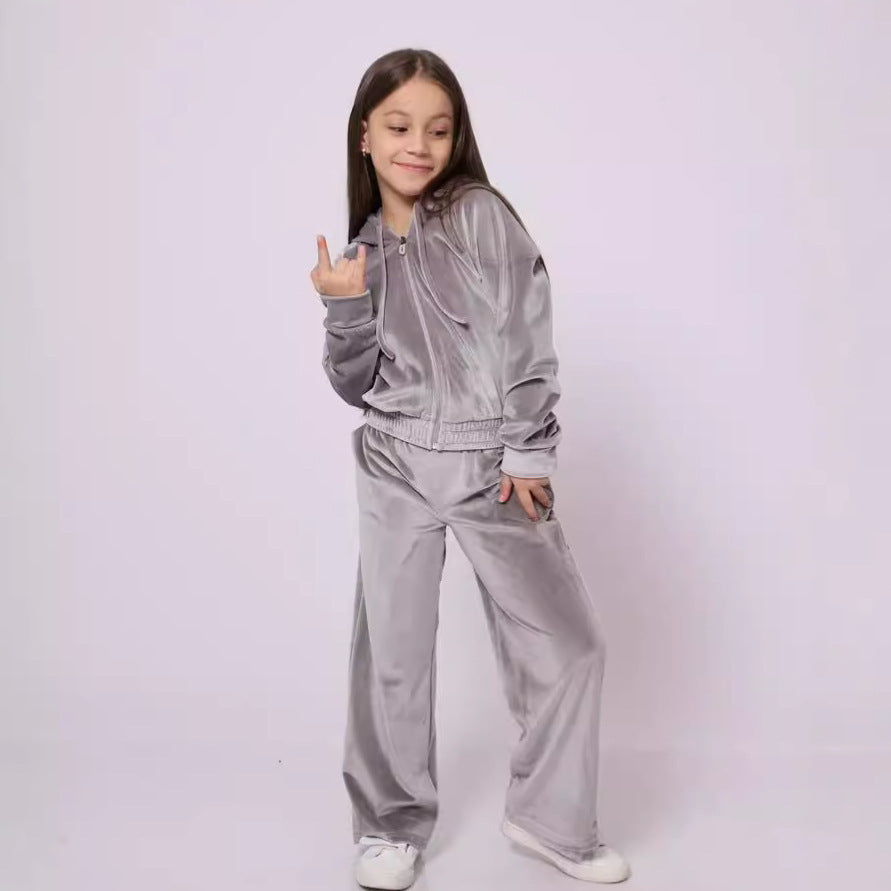 LS | Girls Casual Lounge Set Lion Style